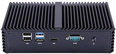 Мини Настолен рутер InuoMicro G5005L с 8 GB оперативна памет Ddr3, 64 Gb Ssd, Безвентиляторный мини компютър с 4 локални мрежи, Core