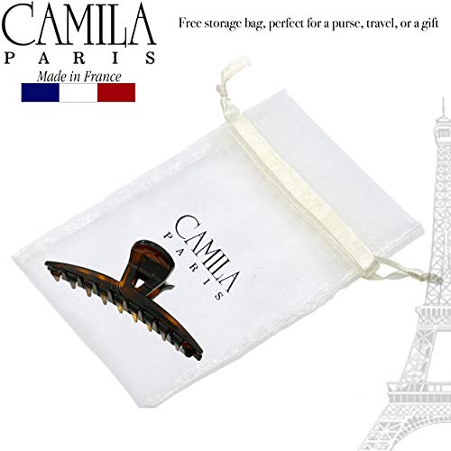 Camila Paris CP2371 Френска Шнола за коса, за жени, Тясна, Силно Коляно, Двойно Назъбени Скоби за коса за момичета, Модни Трайни Аксесоари