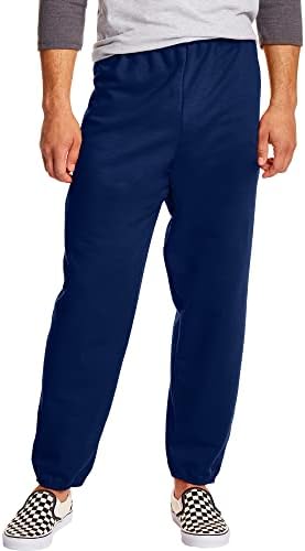 Мъжки спортни панталони Hanes, най-Добрите Спортни панталони EcoSmart за мъже, Мъжки спортни панталони за почивка с подтянутыми белезници (1 или 2 опаковки)