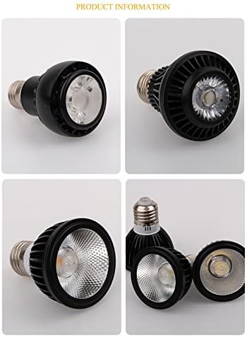 Прожекторная лампа Edearkar PAR20, 10 W (еквивалент на 100 Вата), Дневен бяло 6000 К, 800 Лумена, Цокъл E26, Прожекторные лампи за помещения