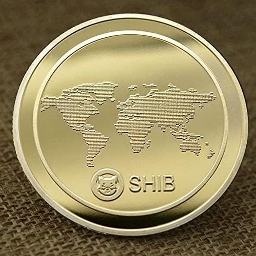 Любима Монета Възпоменателна Монета Shiba-Ин Монета Дожа Монета Позлатен Цифров Виртуална Монета Предизвикателство Монета Биткоин Са Подбрани Монета