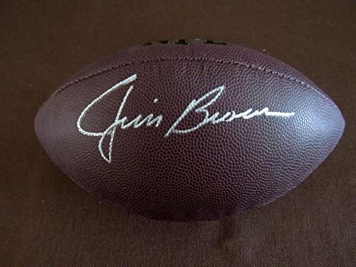 Джим Браун Кливланд Браунз Копито Подписа Auto Vintage Wilson Nfl Football Psa/ Футболни Топки С ДНК-Автограф