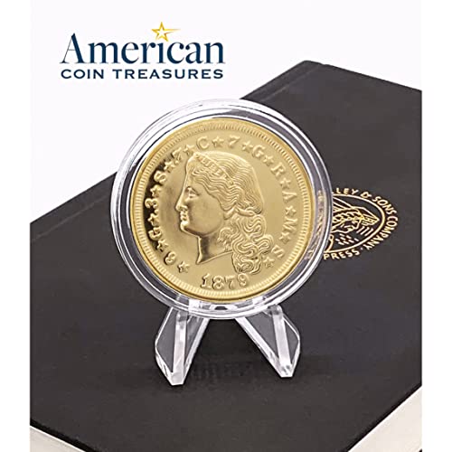 1879 Р Стела с косата си Златна монета на стойност 4 долара на Американския монетен двор Щата