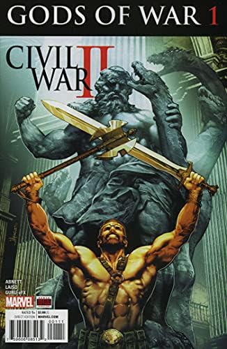 Гражданската война II: Боговете на войната 1 VF; Комиксите на Marvel | Дан Абнетт Херкулес