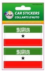 2 Хартата на страната Сомалиленд Набор от малки автомобилни етикети, стикери, ваденки 1 3/8 X 2 3/4 Инча Нови в опаковка