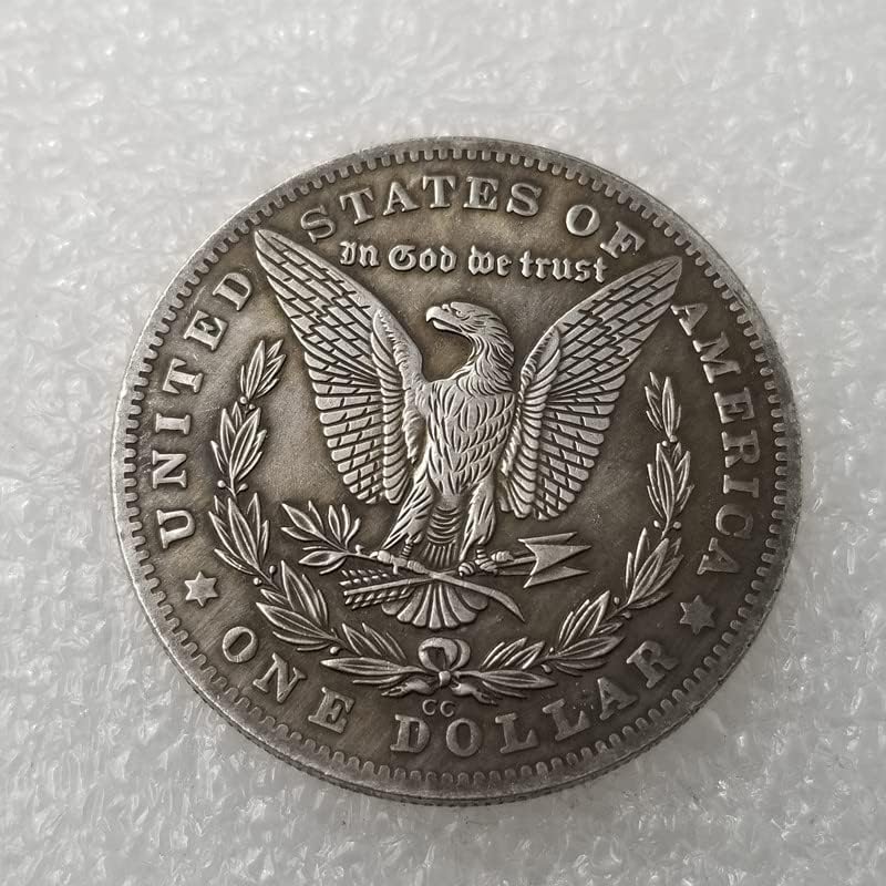 QINGFENG Антикварное Занаят Скитник сребърно покритие Монета 1881CC Монета Морган Възпоменателна Монета Монети в Чуждестранна валута #640