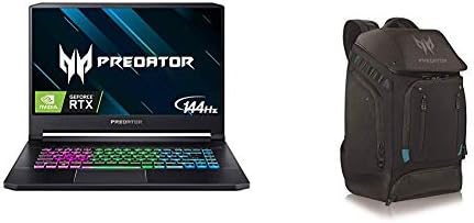 Тънък и лек лаптоп за Игри Acer Predator Triton 500, Универсална раница Intel Core i7-8750H Predator, лаптоп, Черно и тюркоаз