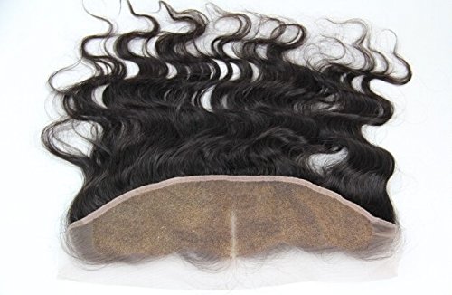 DaJun Hair 6A Лейси Предна закопчалка в средната част 13 2, Китайската Вълна От Естествени Човешки Косми, Естествен Цвят (марка: DaJun)