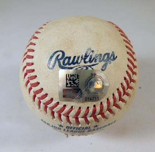 2022 Тексас Рейнджърс Колорадо в Скалистите Планини Използвана Бейзбол Урена Адолис Гарсия PID - Използваните Бейзболни топки