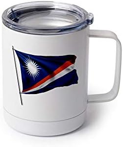 Спортна бутилка ExpressItBest 22 грама - Флаг Маршал острови - Много възможности