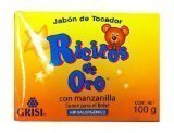 Бебешки сапун Ricitos De Oro Grisi - Меко Хипоалергичен Сапун 3,5 Грама от Grisi