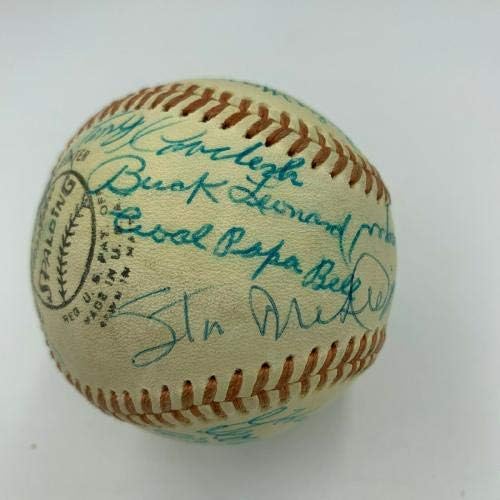 Чанта Пейдж Гари Хупър Rub Марквард 1971 HOF Induction Signed Baseball JSA - Бейзболни топки с автографи