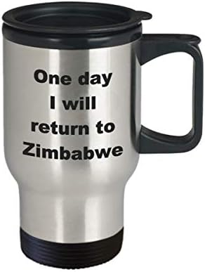 Чаша За Пътуване в Зимбабве – Забавно Саркастическая Идея за Подарък От Новата Кафеена чаша за Чай От Неръждаема Стомана