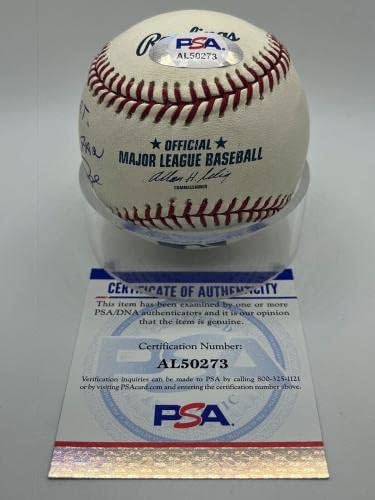 Пийт Роуз Подписа Автограф, Адресованный Роберту Голям Поклоннику Бейзбол PSA DNA - Бейзболни топки С Автографи