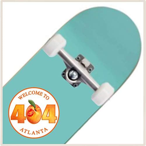 Броня стикер с код на град Атланта 404 - Vinyl стикер ATL Peach Kiss Премиум-клас, 3x3 инчов Авто Авто-мобилен мениджър на прозорци каска