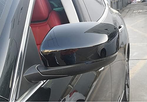 Нови Защитни стикери за странично огледало, Съвместими с Maserati Леванте -2022 (черен)