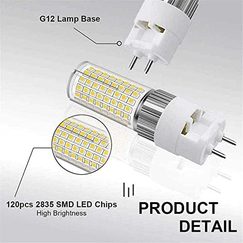 HXIA 2 БР. G12 Led лампа Без регулиране на яркостта 20 W Еквивалентна Замяна Двухконтактная 150 W Халогенна лампа G12 лампа с ъгъл на
