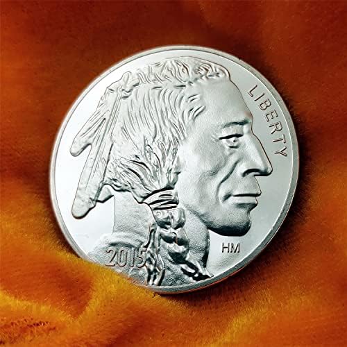 Възпоменателни Монети На Американския Бизона Индийски Монети, Монети, Американската Дивата Природа Колекционерски Монети Със Сребърно Покритие Чуждестранни Мон?
