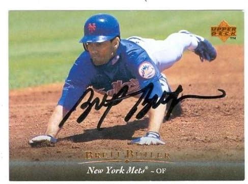 Склад на автографи 586101 Бейзболна картичка Бретта София с автограф - Ню Йорк Метс - 1995 Горната палуба №364