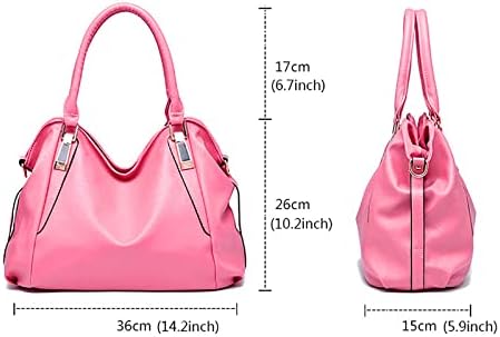 FVOWOH Чанти-скитник за жени голям размер, вместительные модни дамски чанти, госпожа портфейл, чанта през рамо, чанти-скитник за жени голям размер (a2-черен)