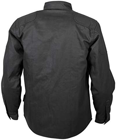 Scorpion унисекс-скритата Вощеная Риза за възрастни, Вощеная риза за езда (Черна, със средна дължина), 1 опаковка