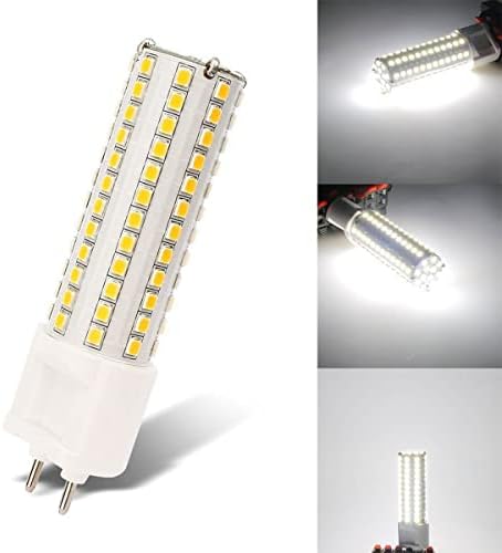 4-Комплектная Led царевичен лампа G12 мощност от 10 W (еквивалентен на халогенна лампа с мощност 100 W), Дневен Бял 6500 К, AC85-265V, 108 светодиоди 2835 SMD 900LM за озеленяване осветлен?