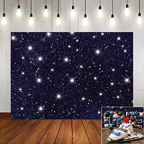 Юнцянь Нощното Небе Междузвездни Фонове Вселената Космическа Тема на Звездния Фон За Снимки Галактика Звезда Деца Момче на 1-ви Рожден Ден Снимка на Фона на Банер З