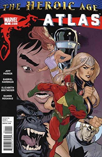 Atlas (Marvel) #1 VF / NM; Книга на Marvel comics | Агенти Сатен