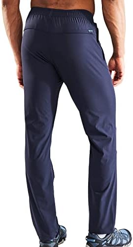 Мъжки леки панталони-участък Haimont за разходка, Улични бързо съхнещи Найлонови панталони с джобове с цип, UPF50 и Водоустойчив