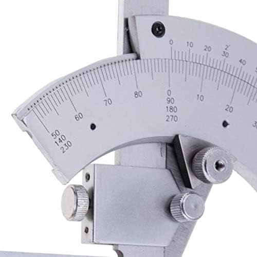 XJJZS Универсален Транспортир 0-320 Градуса Точност Угломер За Измерване на Ъгъл на Търсещия Линия Инструмент Дървообработващи Инструмент за Измерване на Совалка