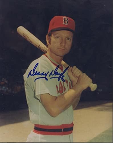 Дени Дойл Бостън Ред Сокс Подписано Снимка 8x10 с автограф W / Coa - Снимки на MLB с автограф
