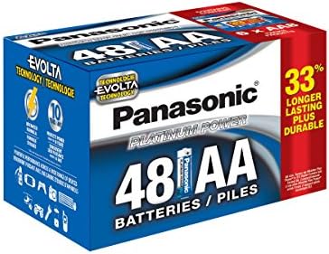 Алкална батерия Panasonic Energy Corporation LR6XE/48ШТ Platinum Power AA, 48 бр. В опаковка