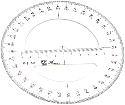 Инструмент за измерване на ъгъла на Utoolmart 360 е Инструмент За Измерване на ъгъла на 15 см / 5.9 инча, Инструменти за Рисуване, Инструмент