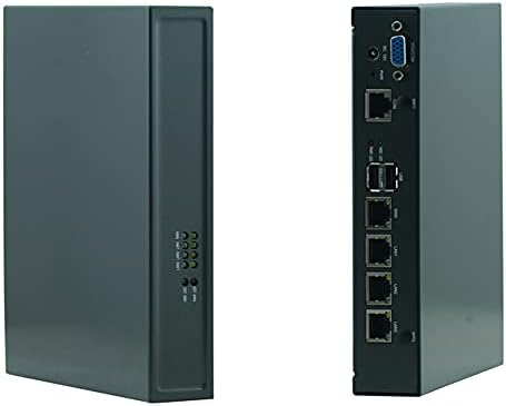 PARTAKER F1 Безвентиляторный защитна Стена Micro Техника, Устройство за мрежова сигурност, VPN, Intel Celeron J1900 с 4 локални мрежи Ethernet (4 GB оперативна памет и 32 GB SSD)