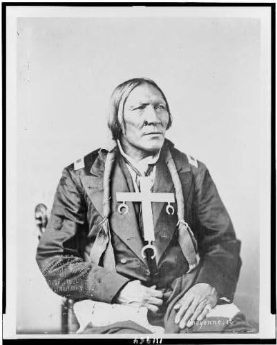Снимка: Малка Хавлия индианец-cheyenne, Вождът на племето на Индианците от Северна Америка, 1909-1932