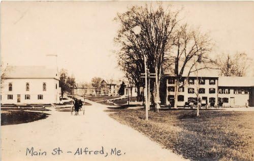 Пощенска картичка на Алфред, щата Мейн