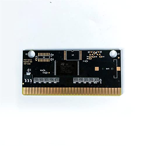 Aditi Zoop - американската печатна платка Flashkit MD с безэлектродной златен печат за игралната конзола Sega Genesis Megadrive (без