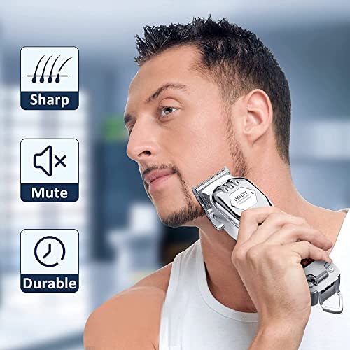 Ukeety Машинки за Подстригване на Коса за Мъже, Професионален Комплект За Подстригване Безжична Машинка за подстригване На коса с led дисплей, Машинка за оформяне на Бр