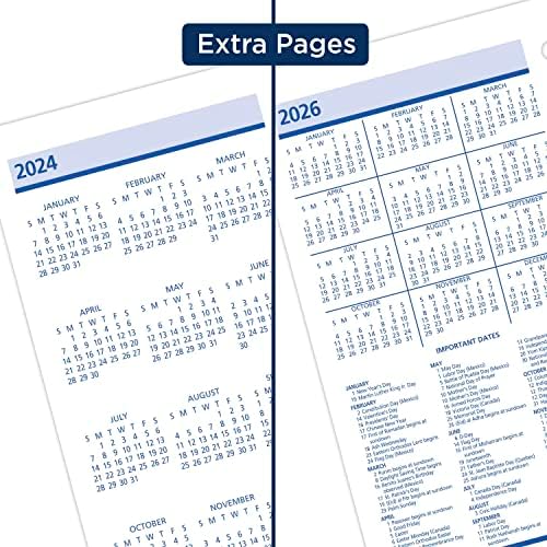 Ежедневна настолен календар за попълване на 2024 година, 3-1/ 2 x 6, Стандартен, с отрывными листа, кратки бележки (E5175024)