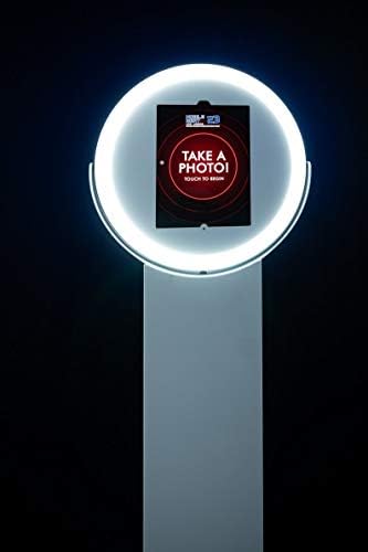 Корпус Photobooth, преносим, лек Пътен калъф Хелио 2-ро поколение с огледално плоча на колела (iPad 9.7 Pro, плюс калъф на колела)