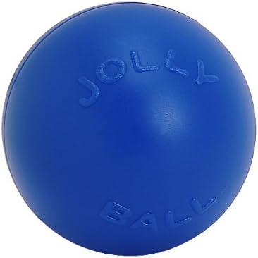 Играчка за кучета Jolly Pets Push-n-Play с топката, 4,5 инча / Малък, Червен
