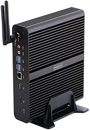 Мини-КОМПЮТЪР без вентилатор HUNSN 4K, Настолен компютър, Сървър, Windows 11 или Ubuntu Linux, Intel 10 Core I7 1255U, BM14f, DP, HDMI, LAN, 64G RAM, 1TB SSD