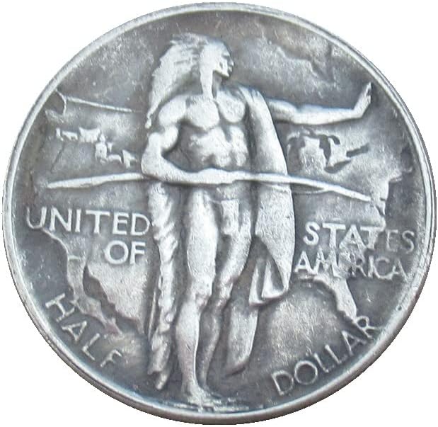 Възпоменателна Монета в Полдоллара САЩ 1928 Г., Чуждестранна Копие, сребърно покритие