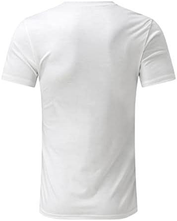 Летни ризи за Мъже, Мъжки Годишна Ежедневна Тениска с Принтом Хартата, Блуза, Блузи с кръгло деколте и Къс Ръкав, Тениски, Ризи
