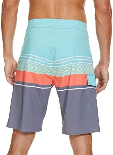 Мъжки Бански бързо съхнещи Шорти За Плуване Свободни Плажни Панталонки С Еластична Талия Меки Еластични Бански костюми с Флага на сащ