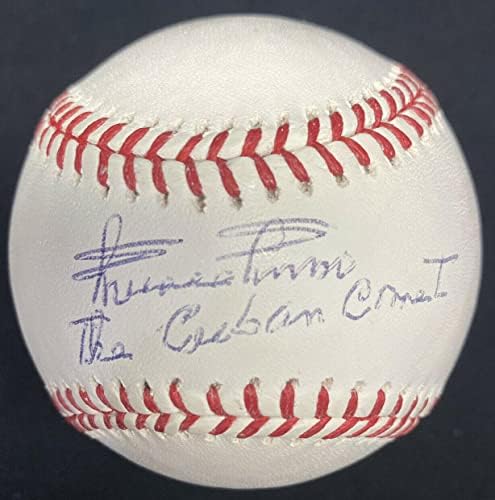 Мини Миносо, Кубинската Комета, Подписа Бейзболен JSA - Бейзболни топки с автографи