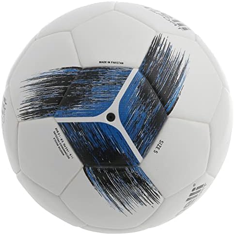 Футболна топка Capelli Sport Tribeca Strike Pro на FIFA Quality Pro, Размер 5, за млади, и за възрастни футболисти, син / Черен