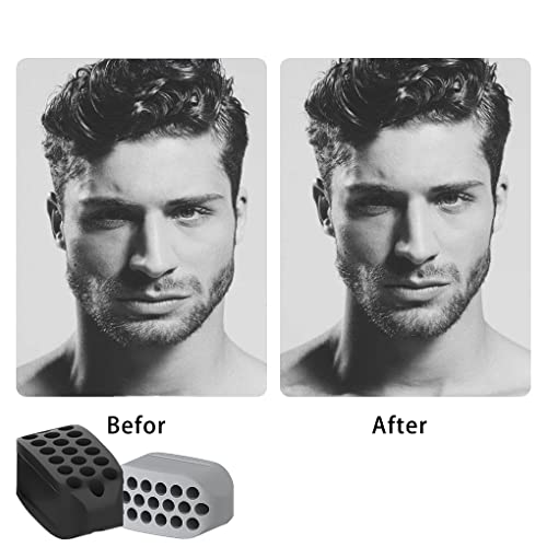 Тренажор за линията на брадичката, 4 опаковки на тренажор за челюстите, средство за намаляване на двойна брадичка ще контура на лицето