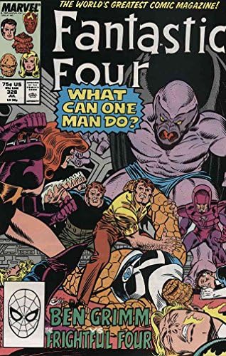 Фантастичната четворка (том 1) 328 VF / NM; Комиксите на Marvel | Стив Энглхарт Булгария четворка