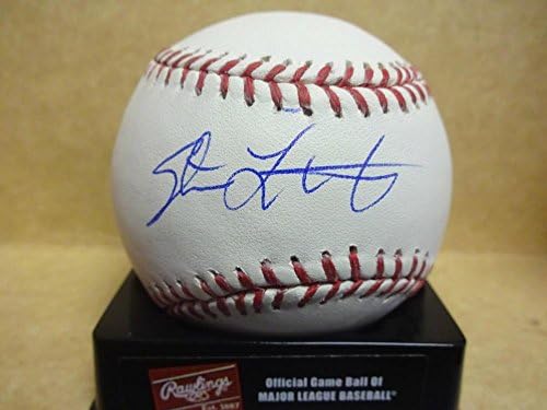 Стив Lubratich Калифорния ангели Подписаха M. l. Baseball W / coa - Бейзболни топки с автографи